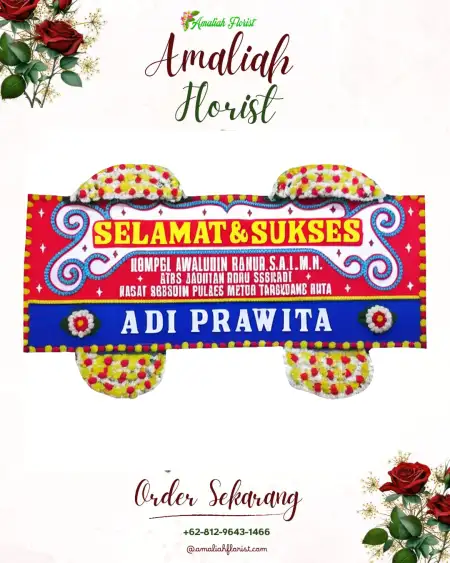 Papan Bunga Ucapan Selamat Songgomjaya