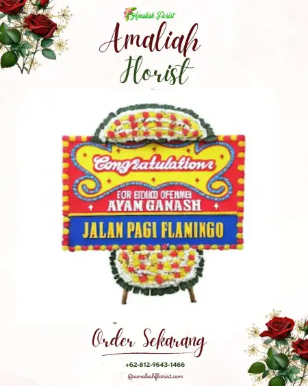 Sewa Papan Bunga Songgomjaya
